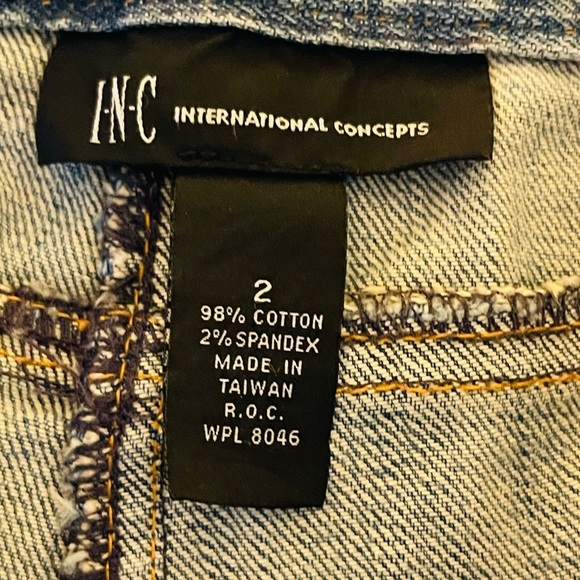 International Concepts Rhinestone Skull Bellbottom Jeans Long Length - Picture 15 of 15